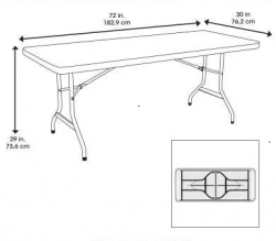 Table20Size 1684444396 6' Commercial Grade Folding Table