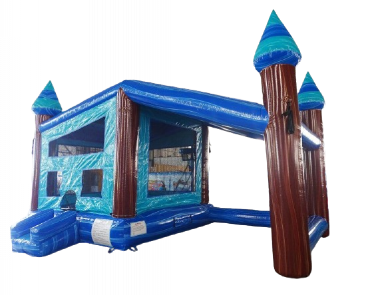 Cayman Crush Canopy Inflatable Bounce House