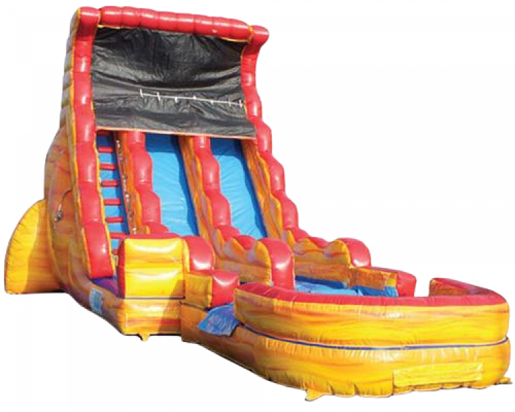 splash with our water slide rentals in north carolina for country roads party rentals